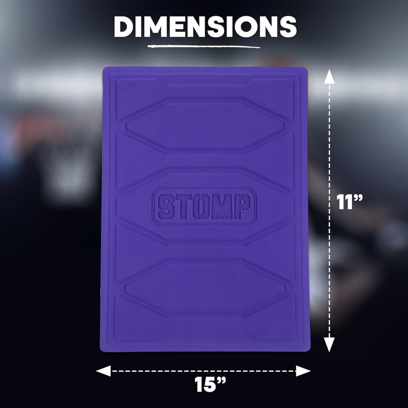 STOMP Store Athletics: Reusable Mini Traction Mat for Volleyball & Basketball Shoes - Alternative for Basketball Sticky Mats for Shoes - Durable & Non-Slip Shoe Cleaning Pad - 11"x15" - Image 3